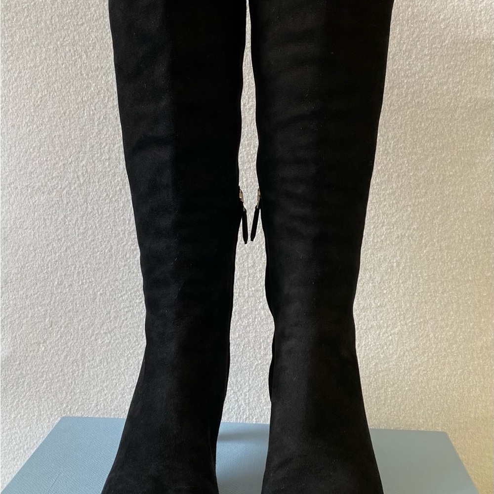 Prada Suede Knee High Boots